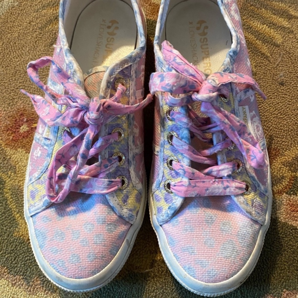 LoveShackFancy x Superga sneakers